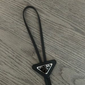 Full price offer only/Prada Saffiano bolo tie